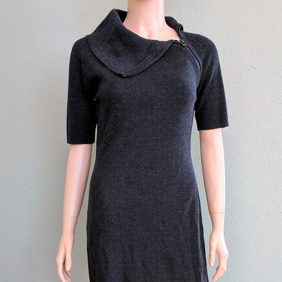 calvin klein turtleneck sweater dress